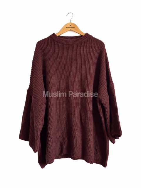 Pull oversize femme maille premium - Muslim Paradise - Pull femme musulmane