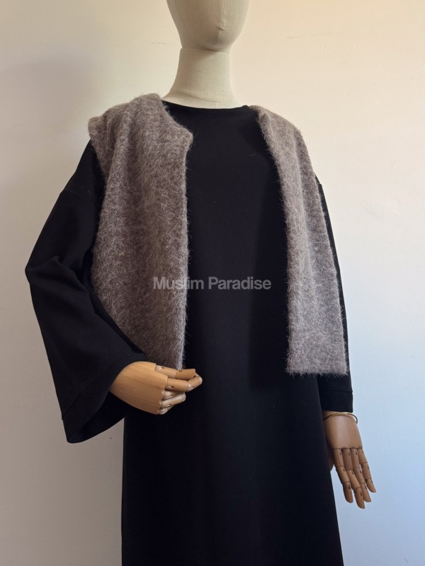 Gilet sans manches effet laine brossée - Muslim Paradise - Mode Modeste