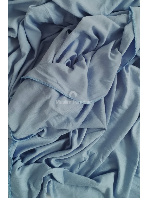 hijab jersey bleu